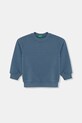 Детская хлопковая кофта United Colors of Benetton хлопок голубой 3UNIG10II.P.Seasonal