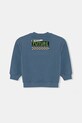 Детская хлопковая кофта United Colors of Benetton 3UNIG10II.P.Seasonal голубой SS25