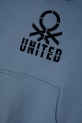 Chlapec Detská bavlnená mikina United Colors of Benetton 3UNIC204R.G.Seasonal modrá
