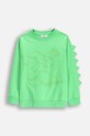 Bavlnená mikina Coccodrillo bavlna zelená WC5143102DBK