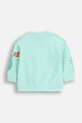Pulover Coccodrillo WC5143101DBN turkizna SS25