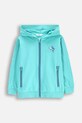Coccodrillo bluza z kapturem turkusowy WC5132401IBK