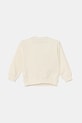 United Colors of Benetton gyerek melegítőfelső pamutból 3J68G10I2.P.Seasonal bézs SS25
