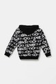 United Colors of Benetton felpa in cotone bambino/a 34GTC204K.G.Seasonal nero SS25