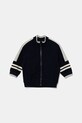 United Colors of Benetton felpa in cotone bambino/a sovrastampa blu navy 3BC1G503R.P.Seasonal