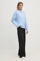 Calvin Klein bluza bawełniana K20K208092 niebieski SS25