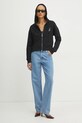 Patrizia Pepe bluza bawełniana 8M1699.J079 czarny SS25