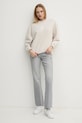 Calvin Klein Jeans hanorac de bumbac J20J224724 bej SS25