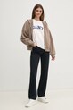 Бавовняна кофта Calvin Klein Jeans J20J224733 коричневий SS25