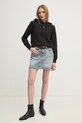 Calvin Klein Jeans hanorac de bumbac J20J225085 negru SS25