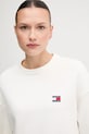 Одежда Хлопковая кофта Tommy Jeans DW0DW19408 белый