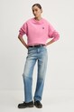 Бавовняна кофта Tommy Jeans DW0DW19408 рожевий SS25