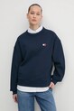 Tommy Jeans bluza bawełniana bawełna granatowy DW0DW19408