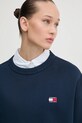 Tommy Jeans bluza bawełniana granatowy DW0DW19408