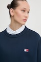 Хлопковая кофта Tommy Jeans тёмно-синий DW0DW19408
