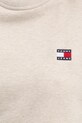 Pamučna dukserica Tommy Jeans DW0DW19408 bež