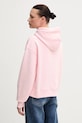 Βαμβακερή μπλούζα Tommy Jeans DW0DW19414 ροζ AW25