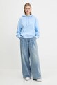 Бавовняна кофта Tommy Jeans DW0DW19414 блакитний SS25