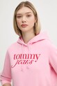 Tommy Jeans bluza roz DW0DW20170
