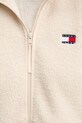 Dukserica od flisa Tommy Jeans DW0DW20174 bež