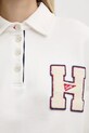 Хлопковая кофта Tommy Jeans DW0DW20537 бежевый