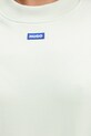 Памучен суичър Hugo Blue 50534344 зелен