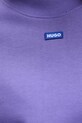 Памучен суичър Hugo Blue 50534344 виолетов