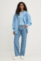 Hugo Blue hanorac de bumbac 50542512 albastru SS25