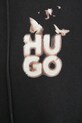 Бавовняна кофта HUGO 50534047 чорний