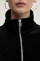 HUGO bluză din velur 50534055 negru