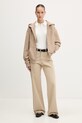 HUGO felpa in cotone Dalfine 50535240 beige SS26
