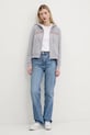 Bavlněná mikina Guess Jeans W5RQ20.K68I4 šedá SS25