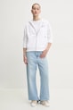 Guess Jeans bluza bawełniana W5RQ21.K68I4 biały SS25