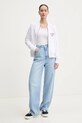 Guess Jeans bluza bawełniana W5RQ22.K68I4 biały SS25