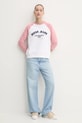 Guess Jeans hanorac de bumbac W5RQ23.K68I4 alb SS25
