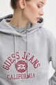 Bavlnená mikina Guess Jeans sivá W5RQ29.K68I4