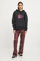Karl Lagerfeld Jeans hanorac de bumbac A1W20093 negru SS25