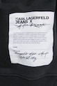 Karl Lagerfeld Jeans pamut melegítőfelső A1W20093 fekete