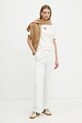 BOSS bluza bawełniana 50537934 beżowy SS25