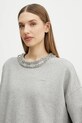 Pinko felpa in cotone 104833.A2FV grigio