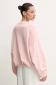 Odzież Pinko bluza bawełniana 104281.A2BZ różowy