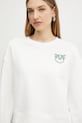 Pinko bluza bawełniana biały 102827.A2G8