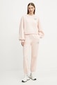 Pinko hanorac de bumbac 102827.A2G8 roz SS25
