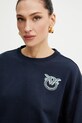 Pinko hanorac de bumbac bleumarin 102827.A2G8