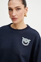 Pinko hanorac de bumbac bleumarin 102827.A2G8