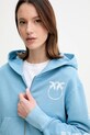 Pinko bluza bawełniana niebieski 104622.A2CV