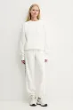 Pinko felpa in cotone 104618.A2DC bianco SS25