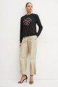 Karl Lagerfeld bluza A1W20053 negru SS25