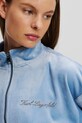Одежда Кофта из велюра Karl Lagerfeld A1W44005 голубой
