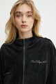 Dukserica od velura Karl Lagerfeld A1W44005 crna